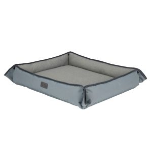 Four Way Pet Bed for Large Dogs 28X24X3 In. Grey