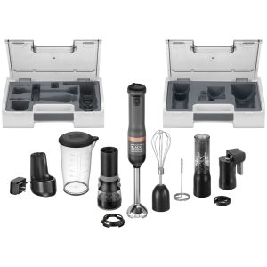 kitchen wand Cordless 6 in 1 Immersion Blender & Kitchen Multi-tool. Grey
