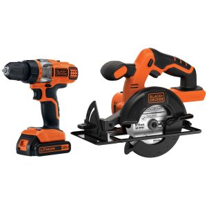 20V MAX* POWERCONNECT  Cordless Drill/Driver and Circular Saw Combo Kit with Soft Bag. Battery and Charger Included