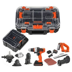 20V MAX *POWERCONNECT  MATRIX  Cordless Drill With 7 Attachments and Storage Case. Battery and Charger Included